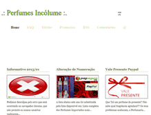 Tablet Screenshot of perfumes.incolume.com.br